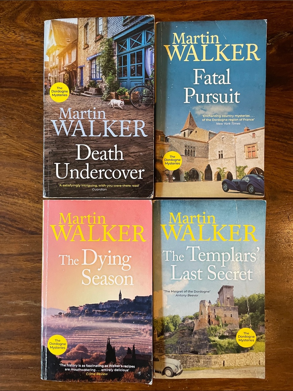 4 Martin Walker Paperback Books Dordogne Mysteries U.K. Edition Quericus